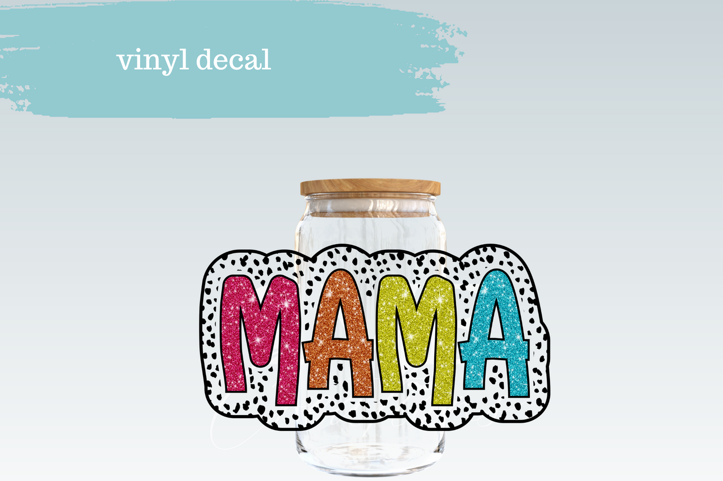 Neon Spotted Mama | Vinyl Decal