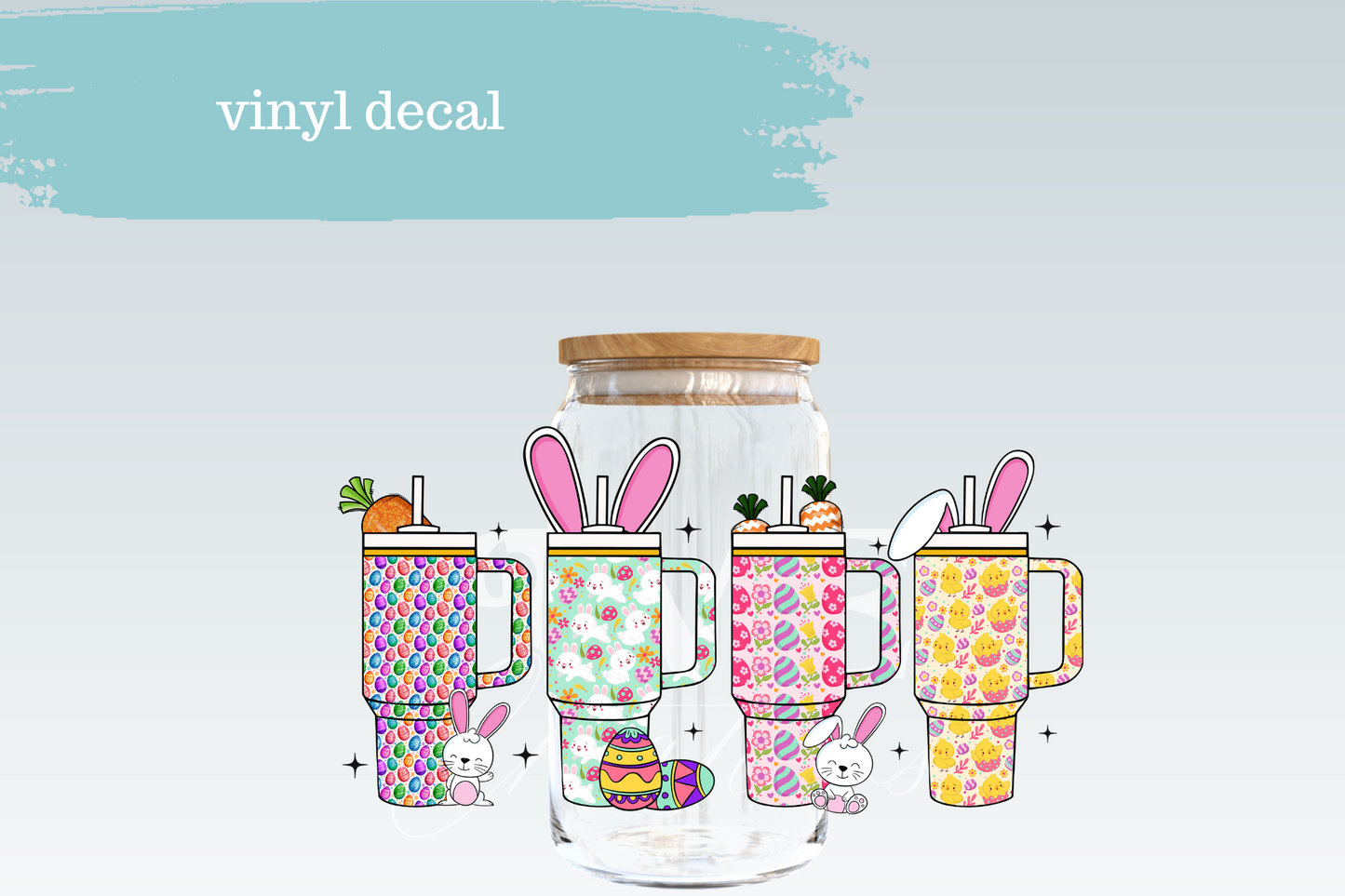 Easter Tumblers | Vinyl Decal