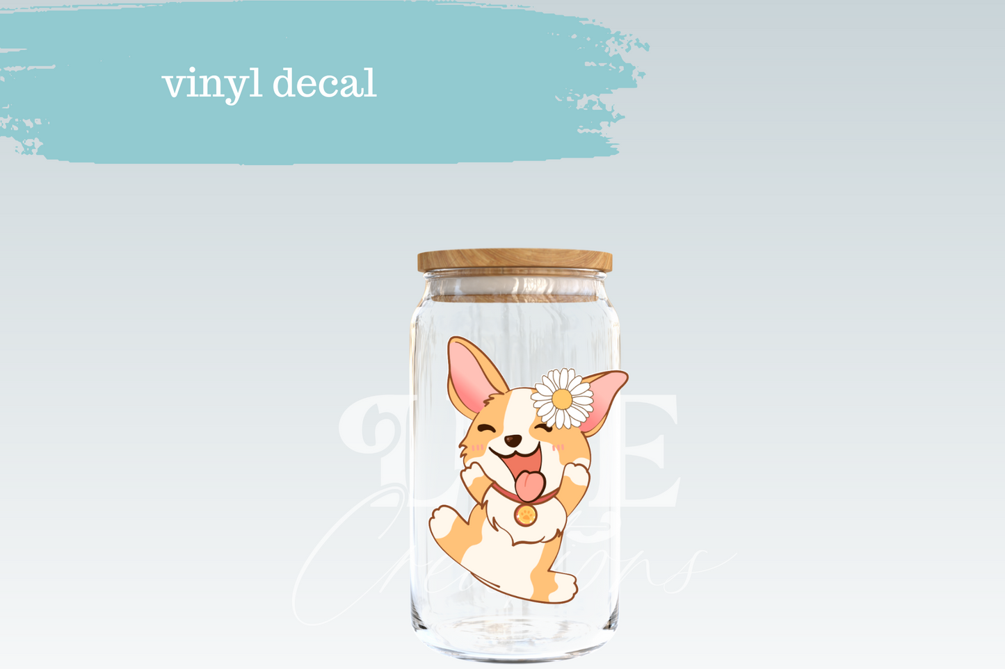 Happy Corgi | Vinyl Decal