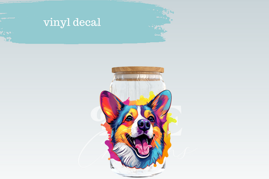 Corgi Watercolor | Vinyl Decal