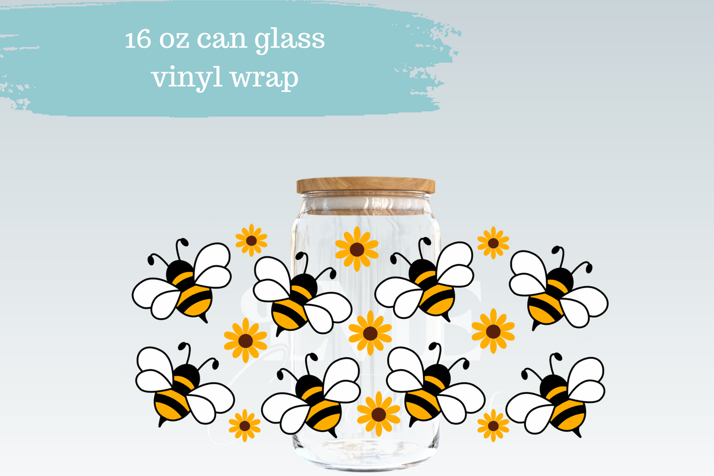 Bumble Bees & Sunflowers | Libbey Wrap