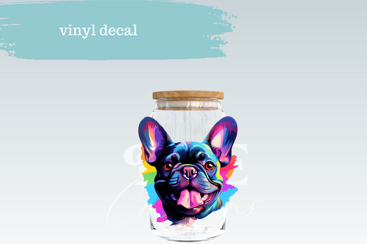 Black French Bulldog | Vinyl Decal