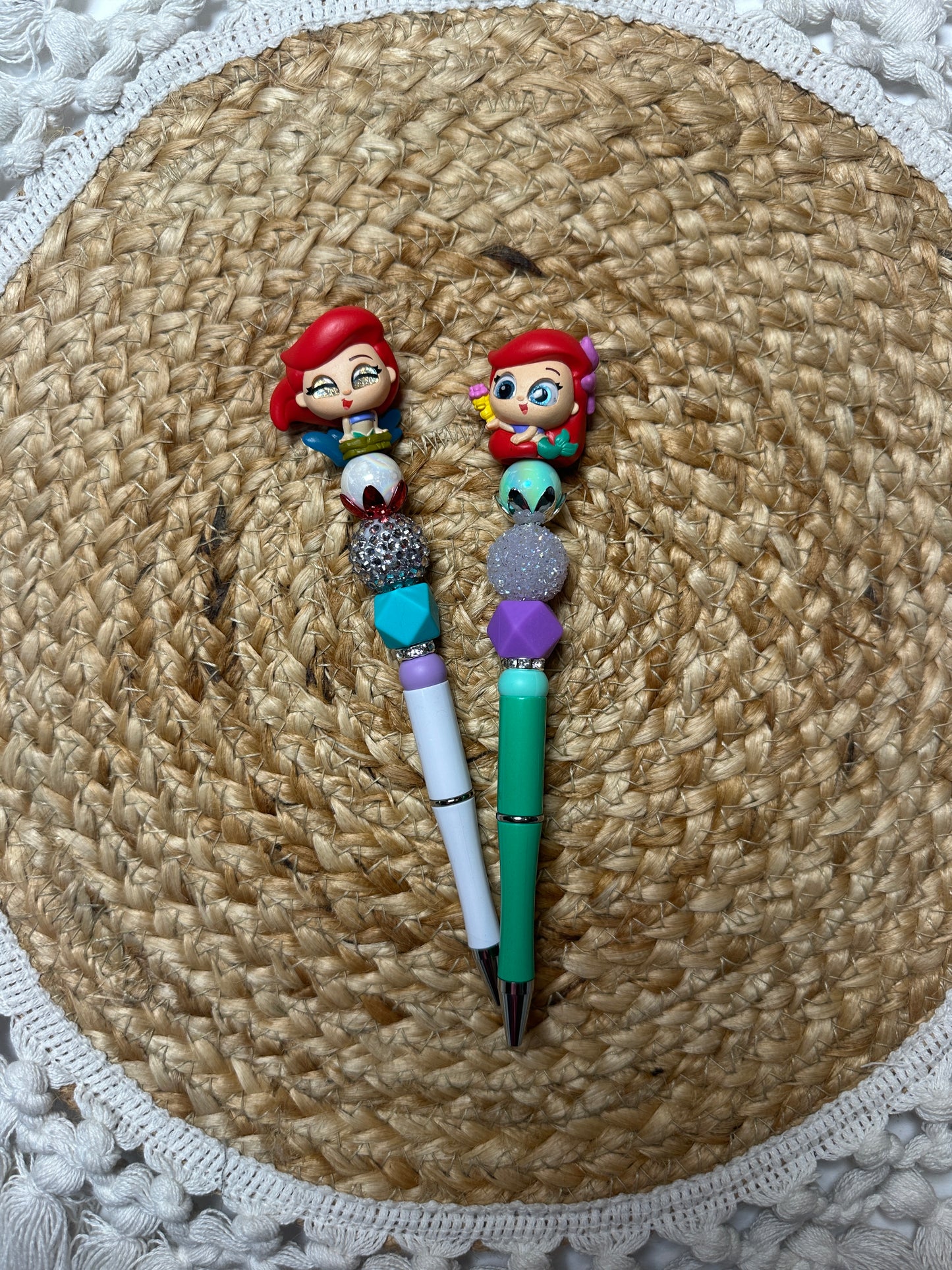 Mermaid Princess Theme Beaded Pen