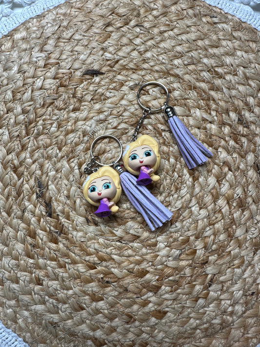 Tangled Princess Doorbs Keychain