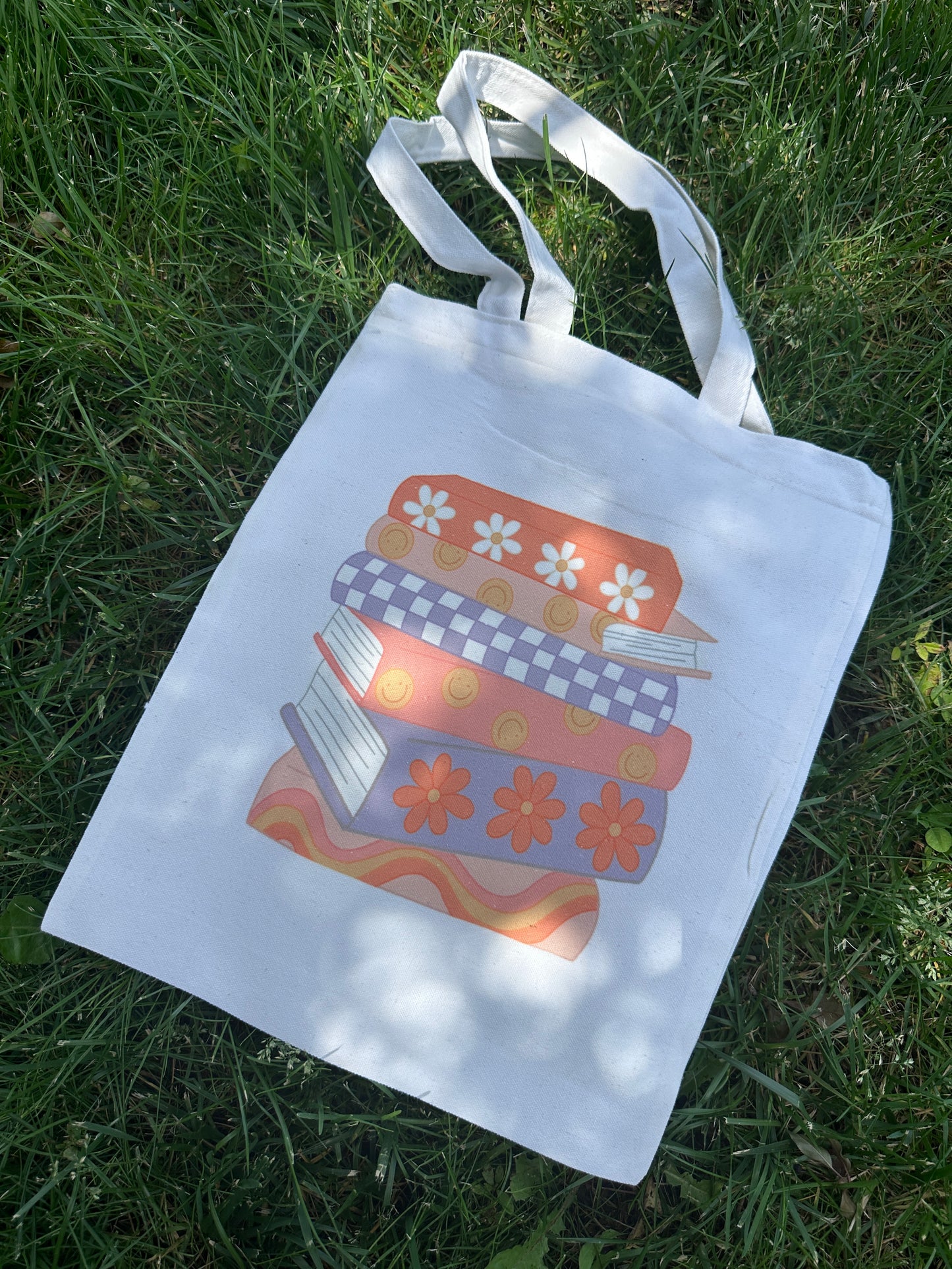 Stack of Books | Tote Bag | Sublimation