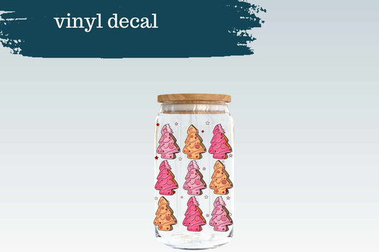 Pink Tree Cakes | Vinyl Decal