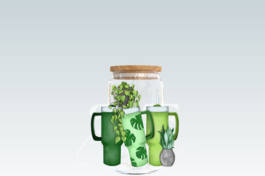 Plant Tumblers | Vinyl Decal