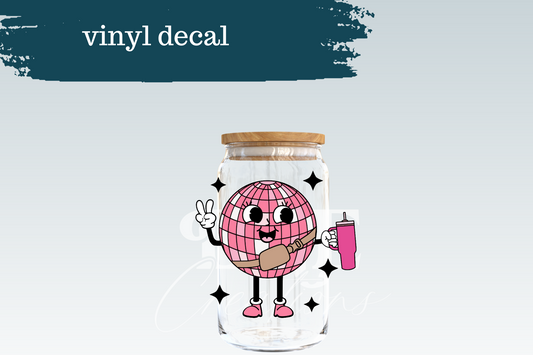 New Year Basic Disco Ball | Vinyl Decal