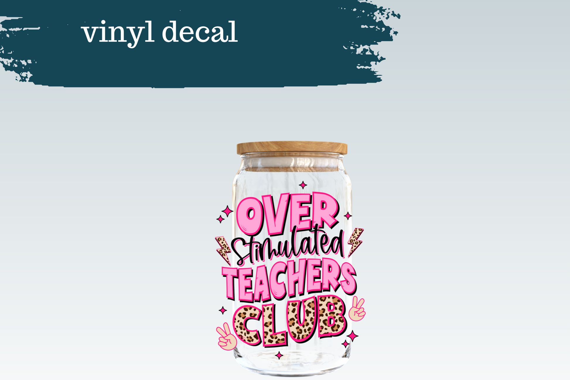Overstimulated Teachers Club | Vinyl Decal
